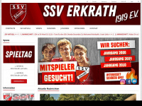 ssv-erkrath-1919.de Webseite Vorschau