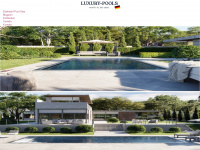 luxury-pools.com Webseite Vorschau
