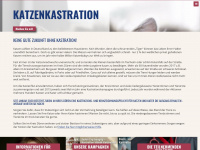 katzenkastration-dueren.de Webseite Vorschau