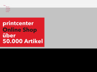 printcenter.at Webseite Vorschau