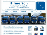 hilmerich-transporte.de Webseite Vorschau