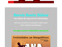 bernis-bunte-buehne.de Webseite Vorschau