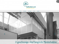 hallenbuero.ch Webseite Vorschau