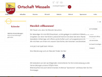 wesseln.info Webseite Vorschau