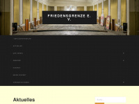 friedensgrenze.de Webseite Vorschau