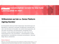 ageingsociety.ch Webseite Vorschau