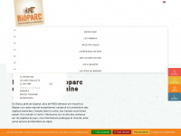 bioparc-zoo.fr Webseite Vorschau