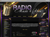 radio-music4you.de Webseite Vorschau