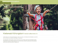 kletterwald-kuehlungsborn.de Webseite Vorschau