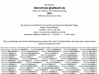 fahrschule-gladbach.de Webseite Vorschau