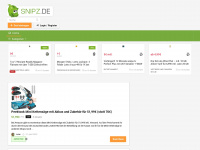 snipz.de Webseite Vorschau