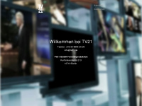 tv21.de Webseite Vorschau