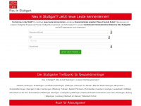 neu-in-stuttgart.de Webseite Vorschau