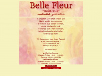 belle-fleur.de Webseite Vorschau