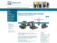 beltronic.com Webseite Vorschau
