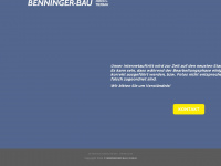 benninger-bau.de Webseite Vorschau