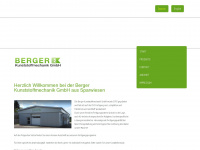 berger-kunststoff-mechanik.de Webseite Vorschau