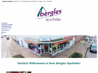 bergles-apotheke.de Webseite Vorschau
