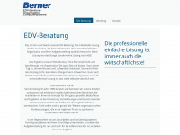 berner-edv.de Webseite Vorschau
