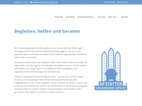 bestattungen-gartner.de Webseite Vorschau