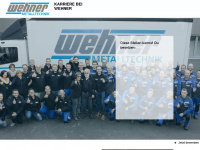 karriere-wehner-metalltechnik.de Webseite Vorschau