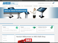 wes-shop.de Webseite Vorschau