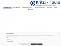 kritzi-tours.de Webseite Vorschau