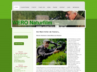wero-naturfilm.de Webseite Vorschau
