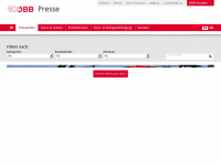 presse-oebb.at Webseite Vorschau
