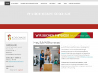physiotherapie-koschade.de Webseite Vorschau