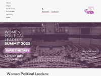 womenpoliticalleaders.org Webseite Vorschau