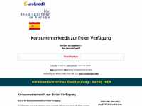 eurokredit.net Webseite Vorschau