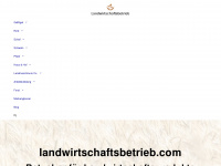 landwirtschaftsbetrieb.com Webseite Vorschau
