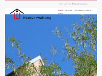 wafzig-hausverwaltung.de Webseite Vorschau