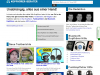 kopfhoerer-berater.de Webseite Vorschau