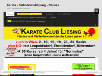 karateclub-liesing.at Webseite Vorschau
