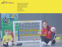 futziball-anmeldung.de Webseite Vorschau