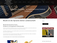 gitarren-store.com Webseite Vorschau