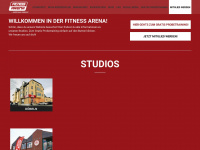 fitnessarena.de Webseite Vorschau