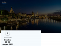 biosignale2022.de Webseite Vorschau
