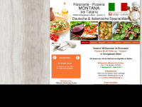 pizzeria-montana.de Webseite Vorschau
