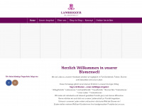 lambrigger-blumenwelt.ch Webseite Vorschau