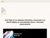 arlaplastgroup.com Webseite Vorschau