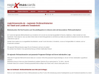 regioxmascards.de Webseite Vorschau