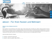 abicon.ch Webseite Vorschau