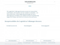 volkswagen-konzernlogistik.de Webseite Vorschau