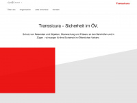 transsicura.ch Webseite Vorschau