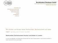 buchbinderei-dienbauer-drucken-leoben.at Webseite Vorschau