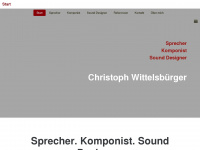 profi-sprecher.com Webseite Vorschau