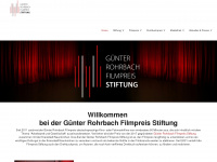 guenter-rohrbach-filmpreis-stiftung.de Webseite Vorschau